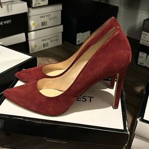 Nine W. Tatiana pump size 12 wine